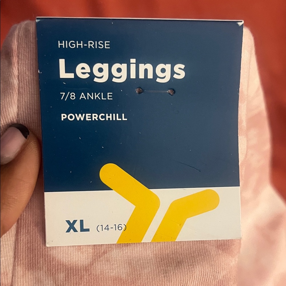 High-Rise Pink Leggings XL